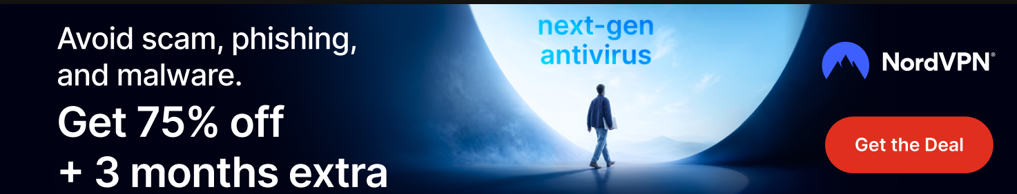 Get 75% off NordVPN + 3 months extra