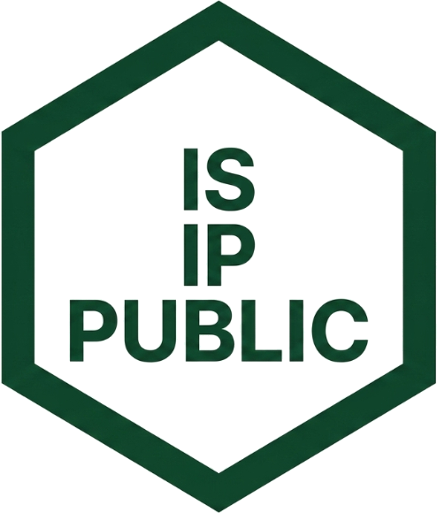IS IP PUBLIC Logo